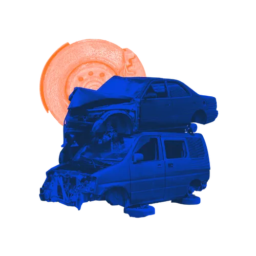 Auto salvage and recovery icon