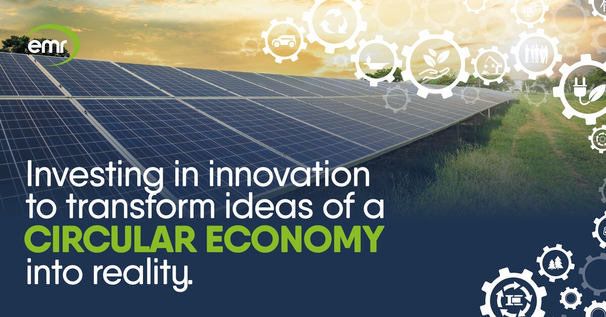 Investing in innovation to transform ideas of a circular economy into reality header