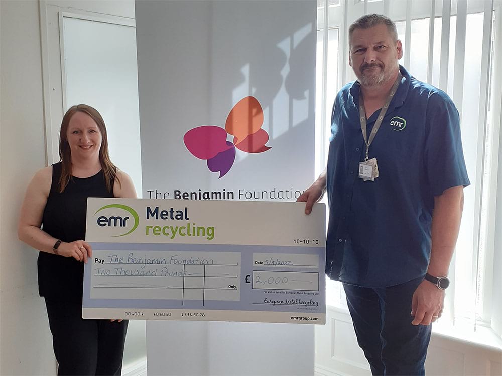 Charity receives donation from EMR Lenwade