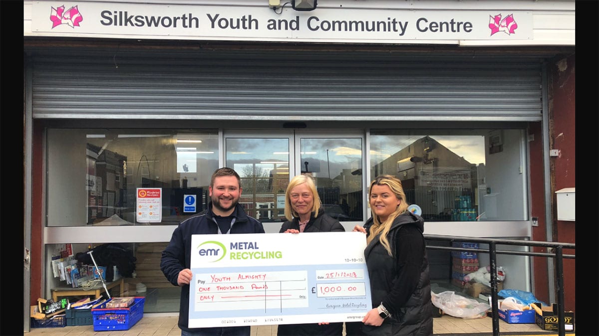 EMR awards donation to Sunderland Youth Almighty!