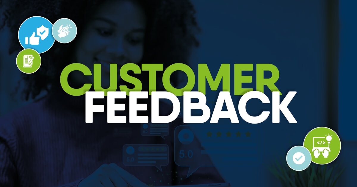 Customer feedback header