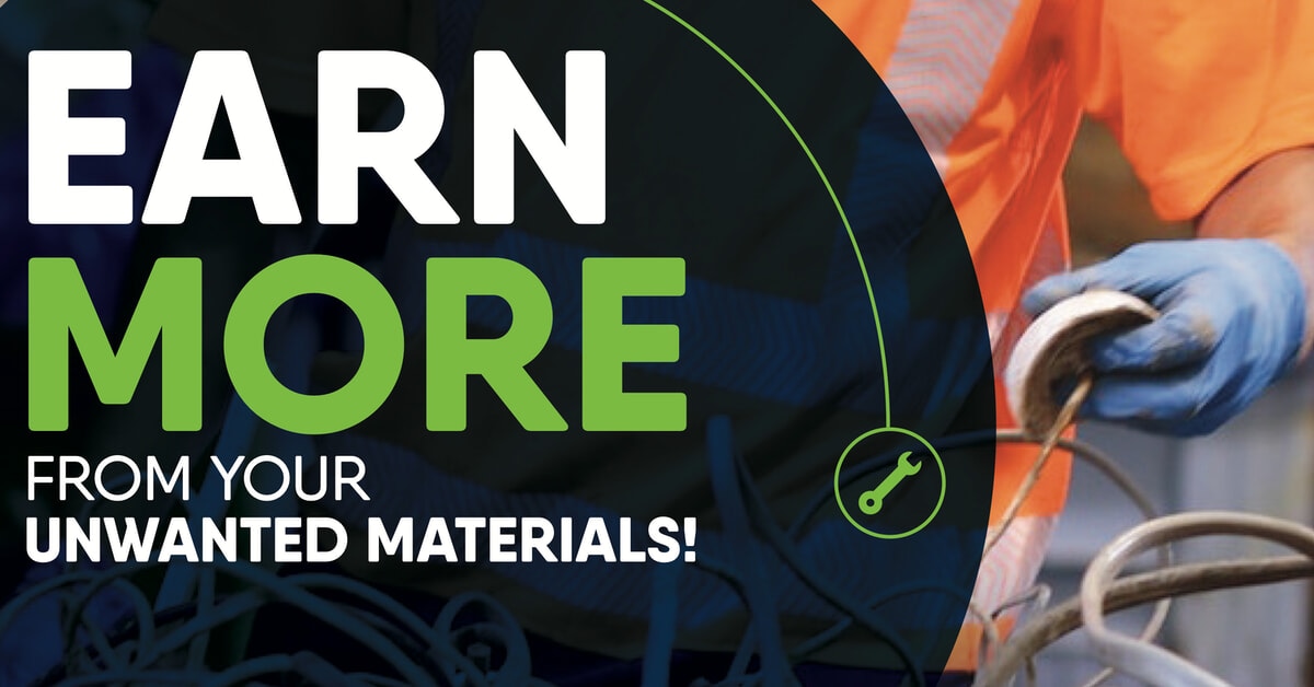 Earn more from your unwanted materials banner