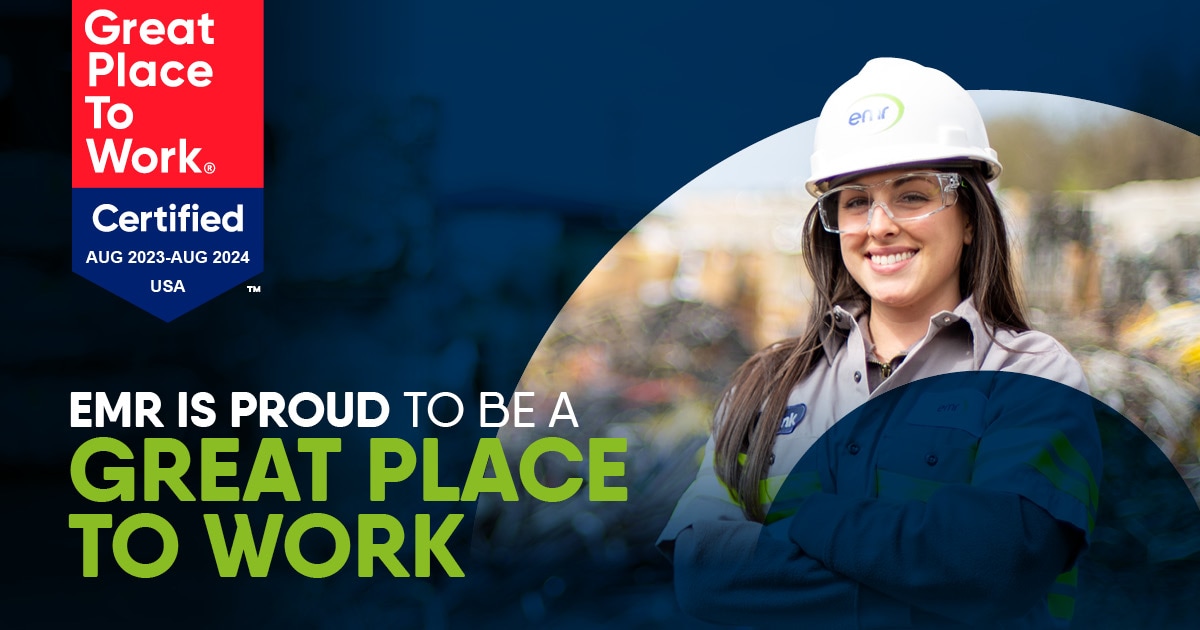 EMR certified as a Great Place To Work