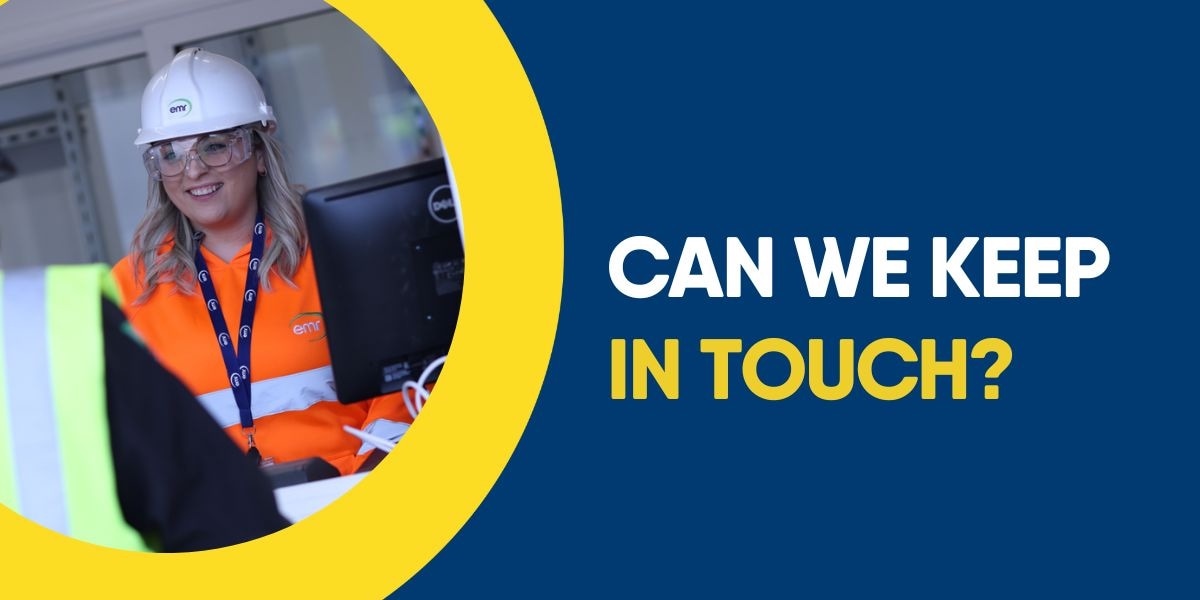 Can we keep in touch? banner