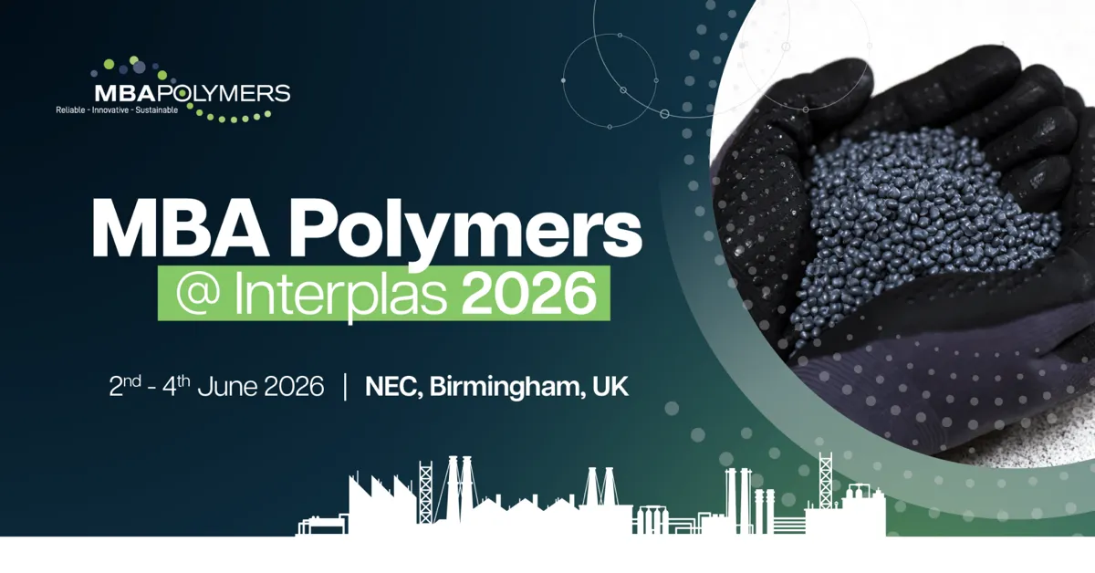 MBA Polymers at Interplas 2026 header.