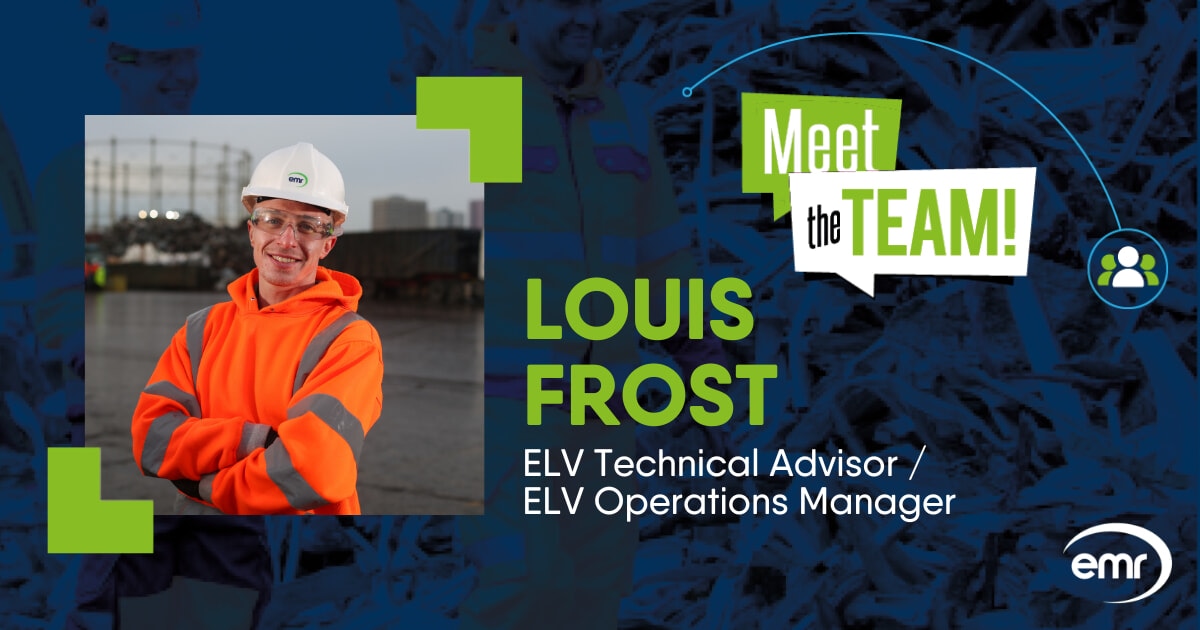 Meet Louis Frost ELV Technical advisor / Operations manager