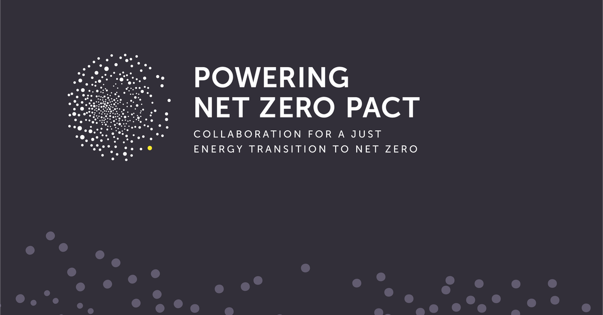 Powering Net Zero Pact logo